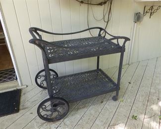 Outdoor rolling cart