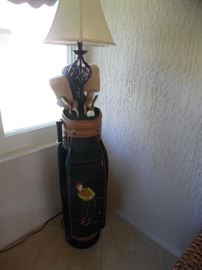 Golf Bag Floor Lamp