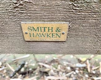 Smith & Hawken teak benches (2)