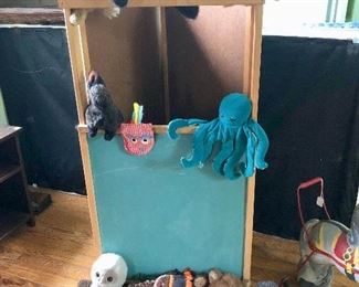 Puppet theatre and puppets