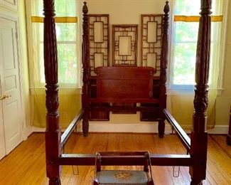 Late 18th century 4 poster bed