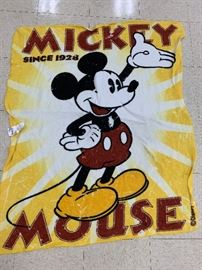 Awesome and large Mickey Blanket!