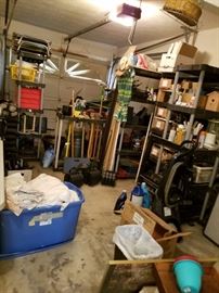Garage packed with all types of things