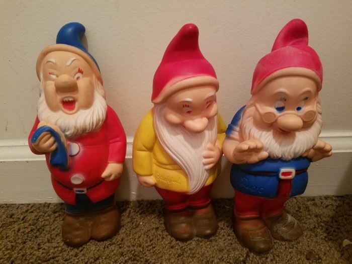Three of the seven dwarfs