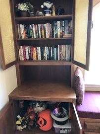 Bookcases and books