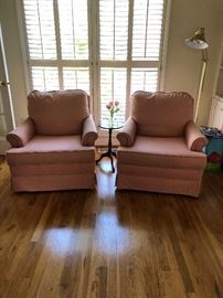 Matching upholstered chairs