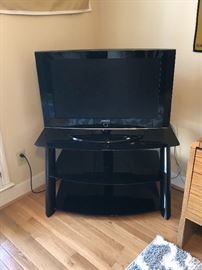 Flat screen TV and TV stand