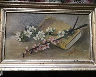 Antique painting ~  oil on canvas 