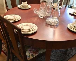 Dining table with 6 chairs