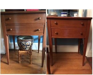 Pair of matching end tables 