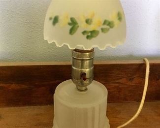 Vintage glass lamp 