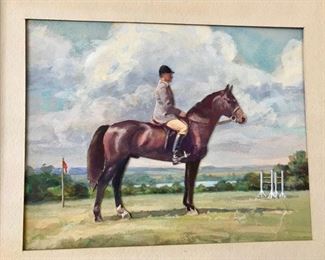 Lifetime Collection of Ozni Brown Fine Artwork - Oils, Water Colors,Pastels,  Advertising  Illustrations - Horses, Landscapes, Portraits, Still Life, and more. 