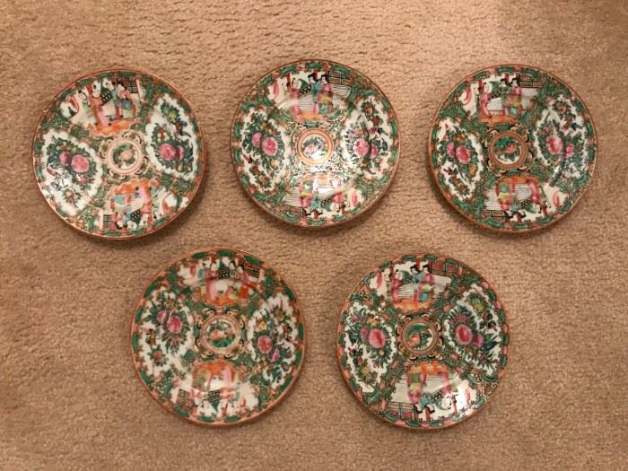 Rose Medallion Plates