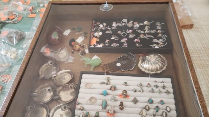 Lot's of Jewelry including  Sterling silver Native American jewelry
