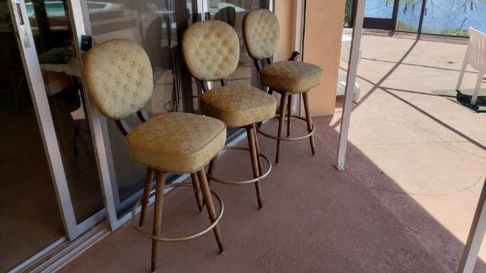 Mid Century bar stools 