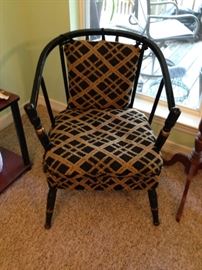 one of two early chairs from old Hattiesburg hotel