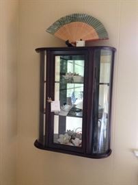 vintage mini curio cabinet