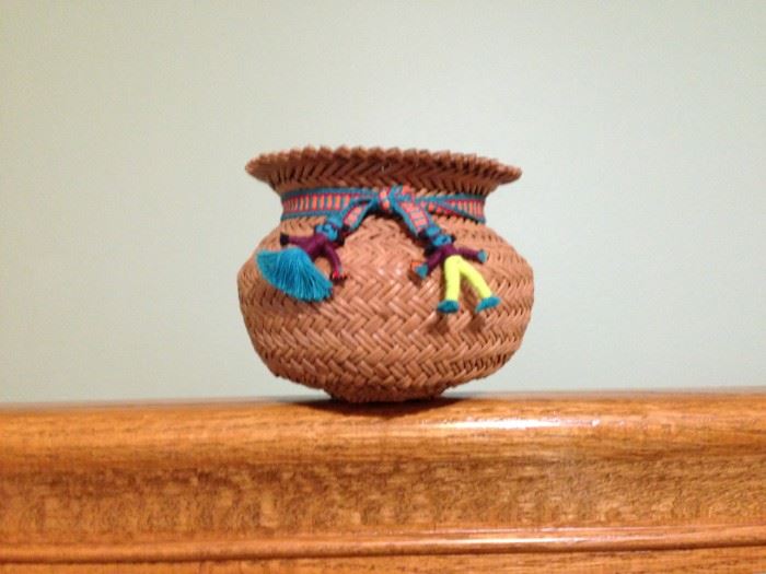 Tarahumara handmade basket