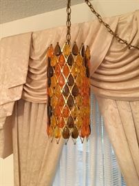 Vintage Hanging Swag Lamp
