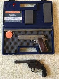 Colt 1911 Stainless 45 never fired, Colt 1878 Frontier 32-30