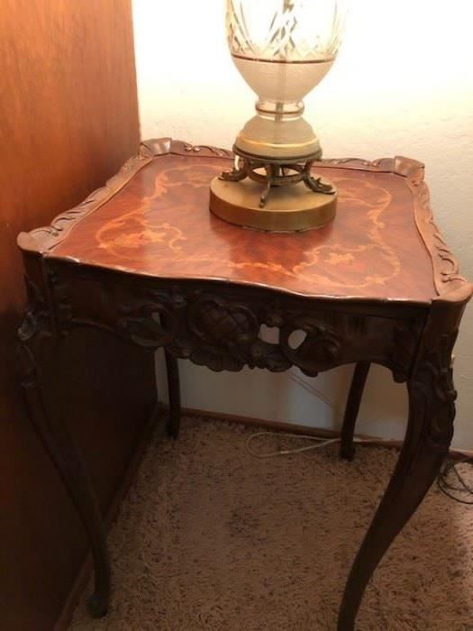 Louis IV style side tables (there are a pair)