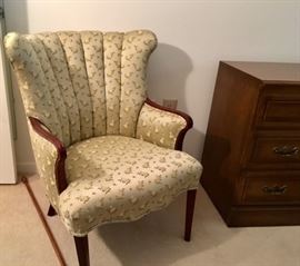 Antique Upholstered Armchair