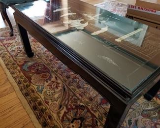 Mother of pearl  coffee table from Hong Kong