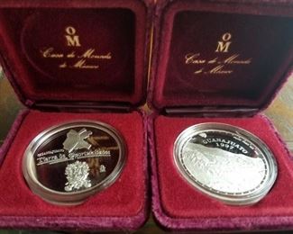 Silver coins from Guanajuato, Mx