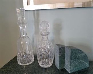 Waterford decanters
