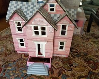 Melissa and Doug Victorian doll house with all the furnishings