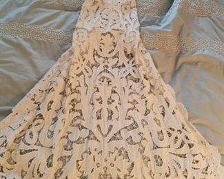 Antique Christening gown.  Hand made