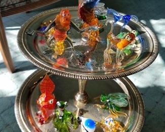 Glass animal collection