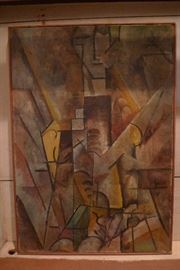 1930's cubist painting
