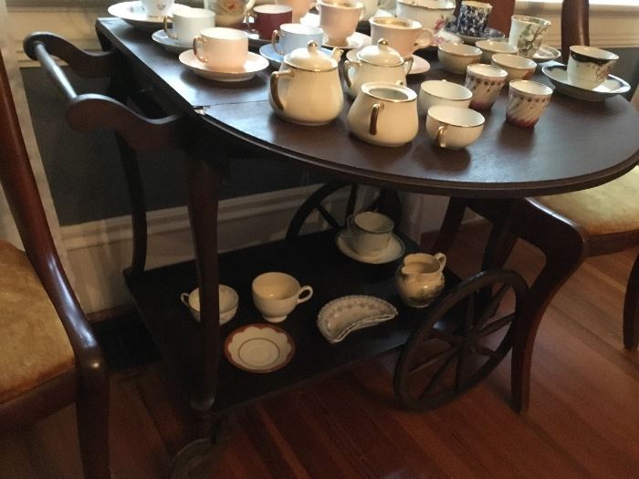 Vintage tea cart