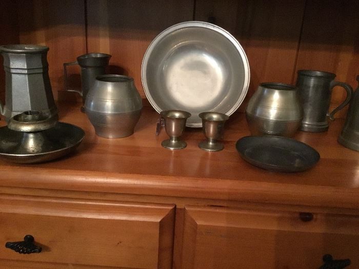 Antique and vintage pewter