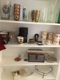 Vintage glassware