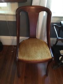 Set of six antique chairs