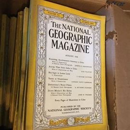 Loads of old National Geos