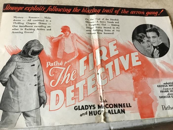 Great early movie mvemorabilia