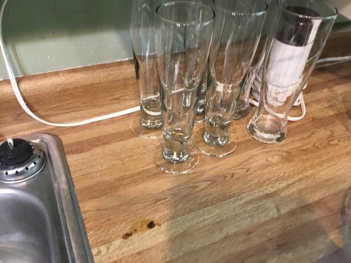 Beer glasses