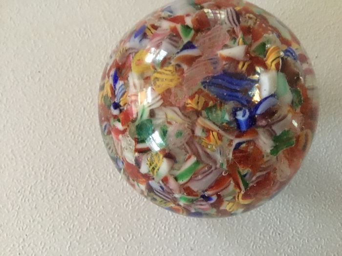 Murano glass paperweight