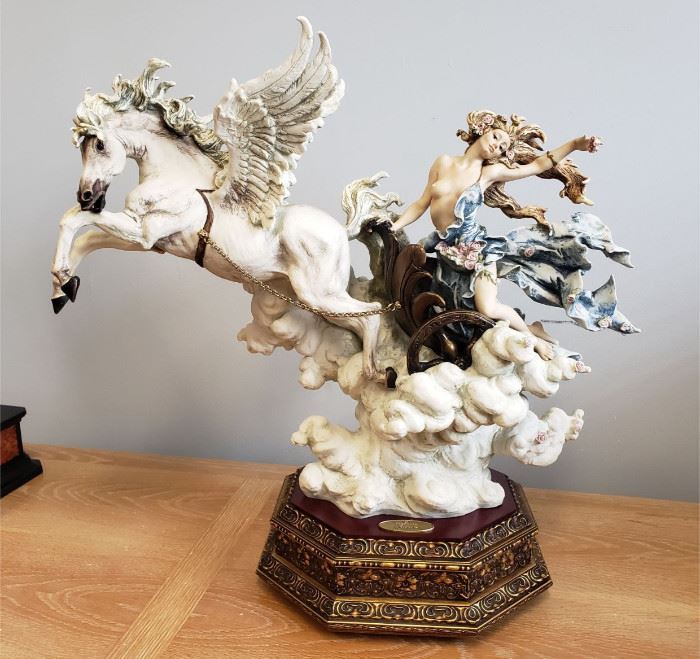 #1 - Giuseppe Armani / Florence Sculture d' Arte "Aurora - Goddess of Dawn" #680 sculpture - limited edition 60/1500. Hand signed by Giuseppe Armani.