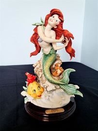 #9 - Giuseppe Armani / Florence Sculture d' Arte "Ariel" #1257 - from Disney's The Little Mermaid. Limited edition 1385/1500.