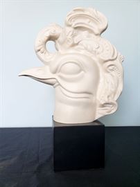 #17 - Cybis "Bird Head" bisque porcelain sculpture #24 - Exclusive limited edition Cybis event promo piece from 1982 Brielle Galleries party. You will likely never see another one, and we have 2! Read the latest article at The Cybis Archive for more info about them. www.cybisarchive.com