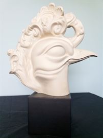 #17 - Cybis "Bird Head" bisque porcelain sculpture #24 - Exclusive limited edition Cybis event promo piece from 1982 Brielle Galleries party. You will likely never see another one, and we have 2! Read the latest article at The Cybis Archive for more info about them. www.cybisarchive.com