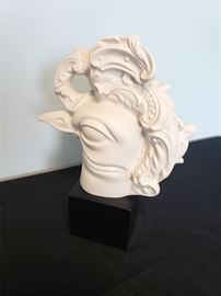 #17 - Cybis "Bird Head" bisque porcelain sculpture #24 - Exclusive limited edition Cybis event promo piece from 1982 Brielle Galleries party. You will likely never see another one, and we have 2! Read the latest article at The Cybis Archive for more info about them. www.cybisarchive.com