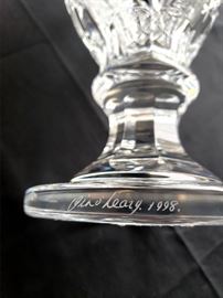#25 - Waterford Crystal 1997 Waterford Society "Sinclaire" vase #2 - limited edition 272/1000. Signed by designer Jim O'Leary 1998. (1 of 2 in the online auction)