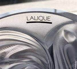#28 - Lalique "Martinets" swallows vase - designed by Marie-Claude Lalique in 1982. It can still be purchased from Lalique for $2,800!