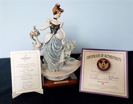 #11 - Giuseppe Armani / Florence Sculture d' Arte "Cinderella" #738 - from Disney's Cinderella. Limited edition 226/500. Hand signed by Giuseppe Armani.