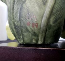 #41 - Cybis "Golden Clarion - Lily" porcelain sculpture - limited edition 89/100. Made between 1961-1970, only 100 of these beautiful flowers were made. This is a rare chance to own this beautiful and hard to find piece.